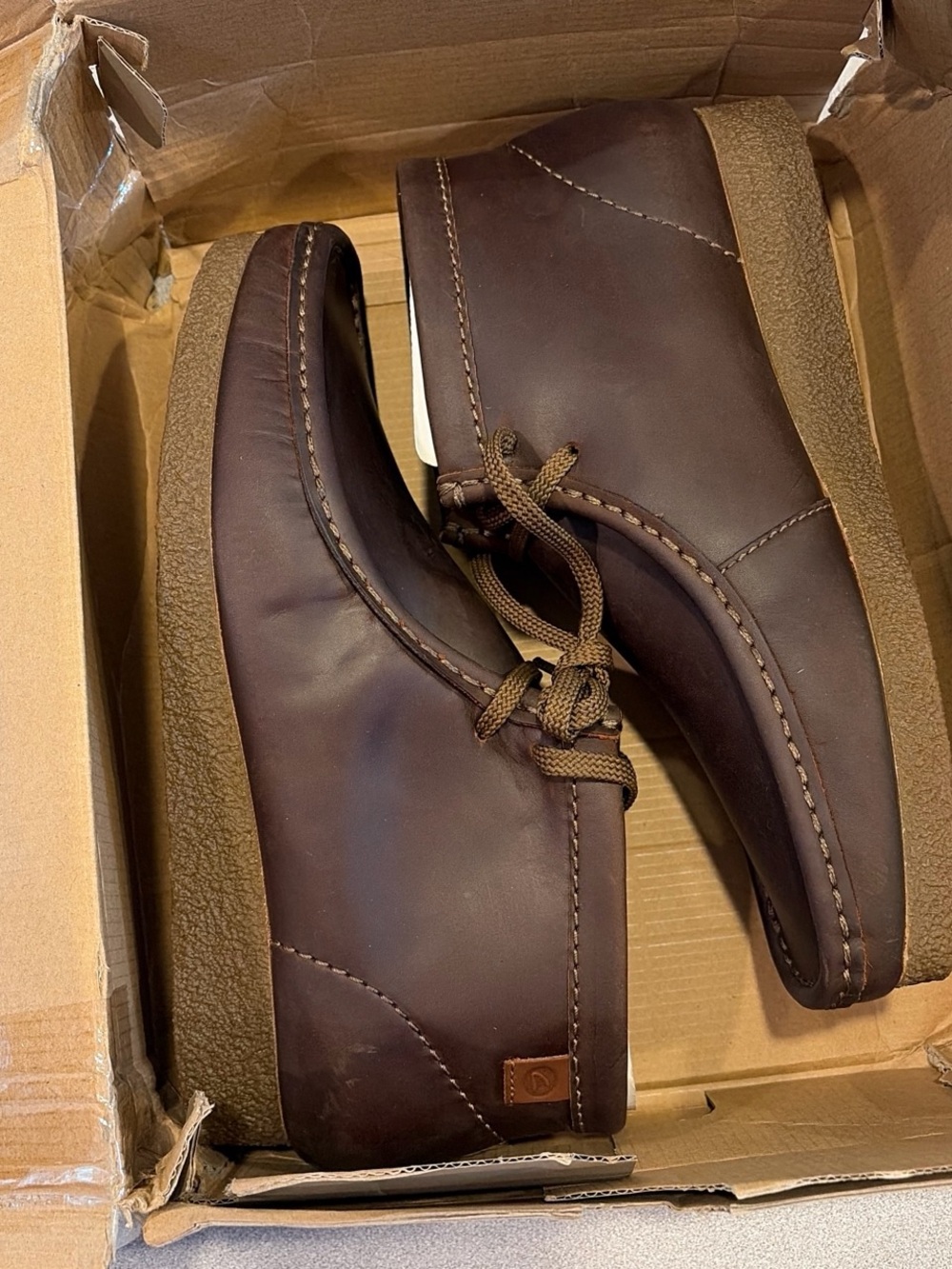 NWT Clarks Collection CLR SHACRE BOKR BEESWAX MENS SIZE 9.5